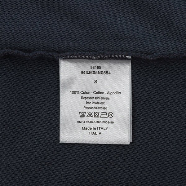 《大きめロゴがかっこいい★》ディオール 47ロゴ コットンTシャツ コピー 2色 413J640A0849